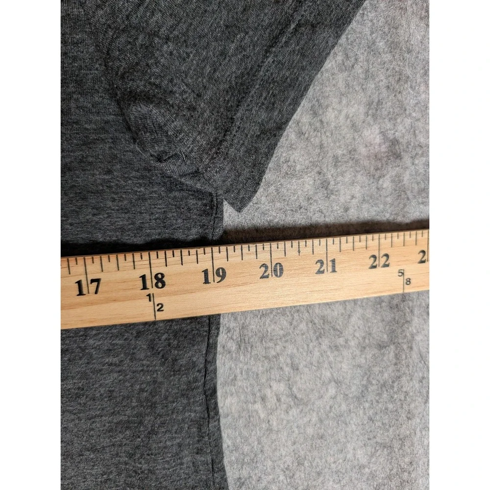The North Face Mens Gray Heather Graphic Logo Short Sleeve T-Shirt 6532